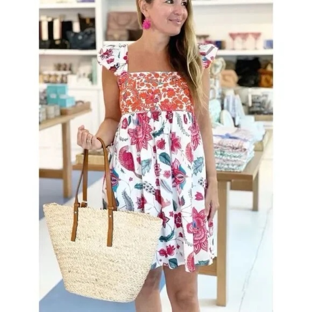 Ro's Garden Elizabeth Dress, Finley Magenta